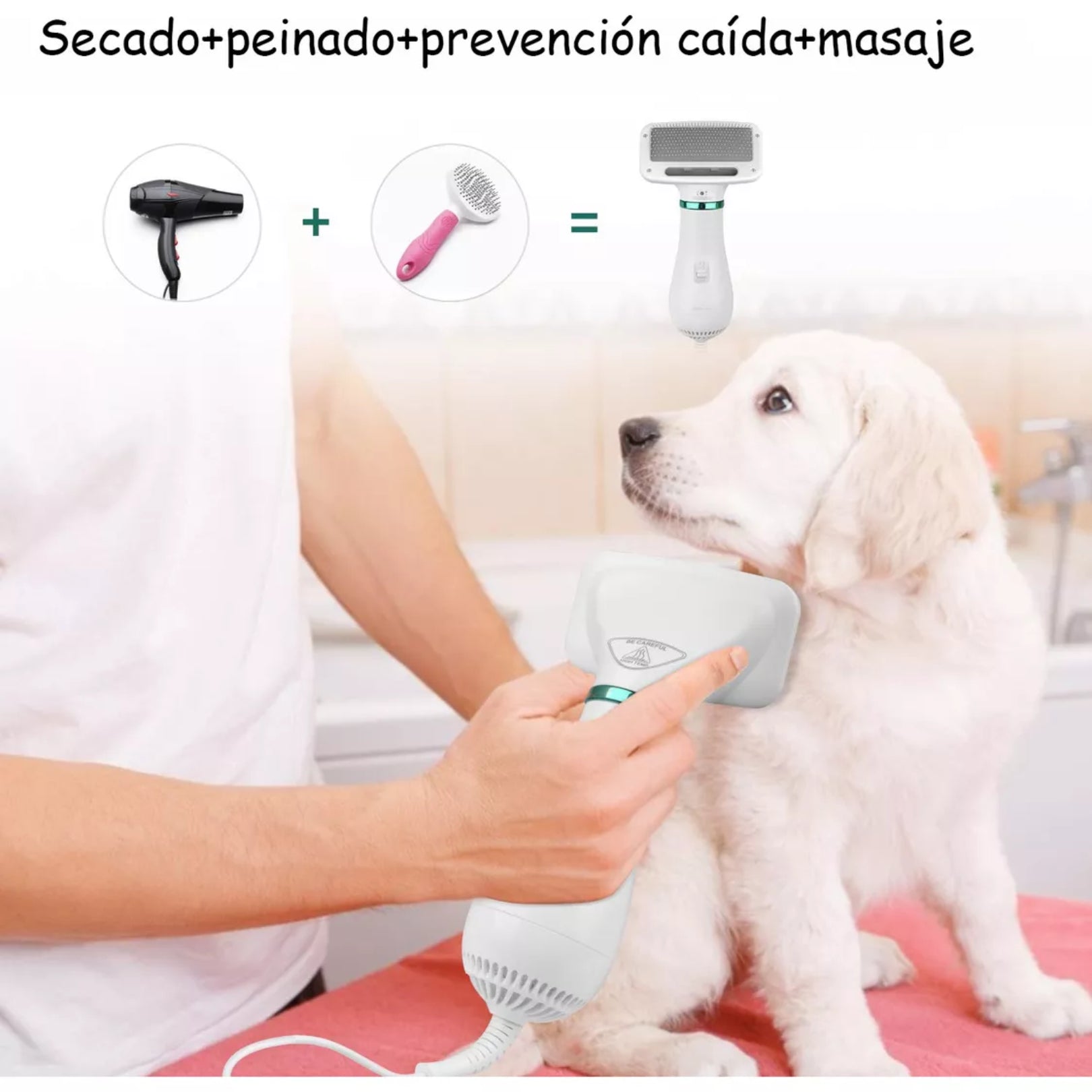 SUAVIPET CEPILLO SECADOR PARA MASCOTAS