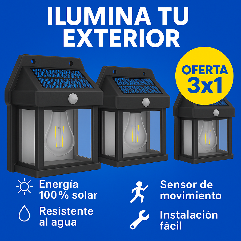 Ilumina tu hogar sin cables ni facturas con EcoPower